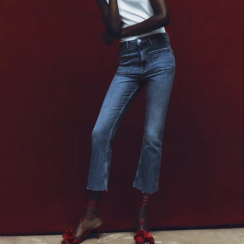 Zara ZW the sailor flare jeans